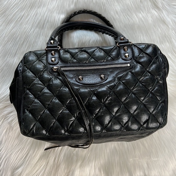 balenciaga matelasse handbag